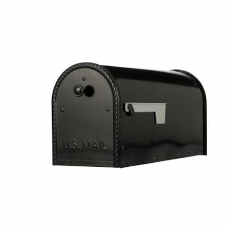 Solar Group Solar Group 236679 Post Mount Mailbox - Black; Large 236679